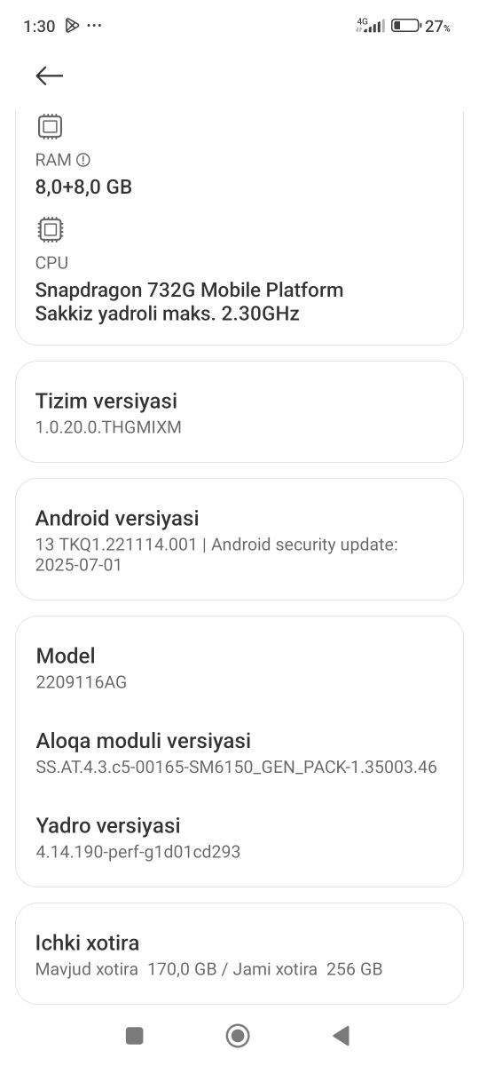 Redmi not 12 pro 8/256