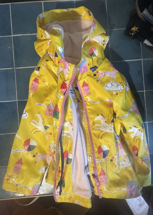 Детско яке за дъжд с подплата