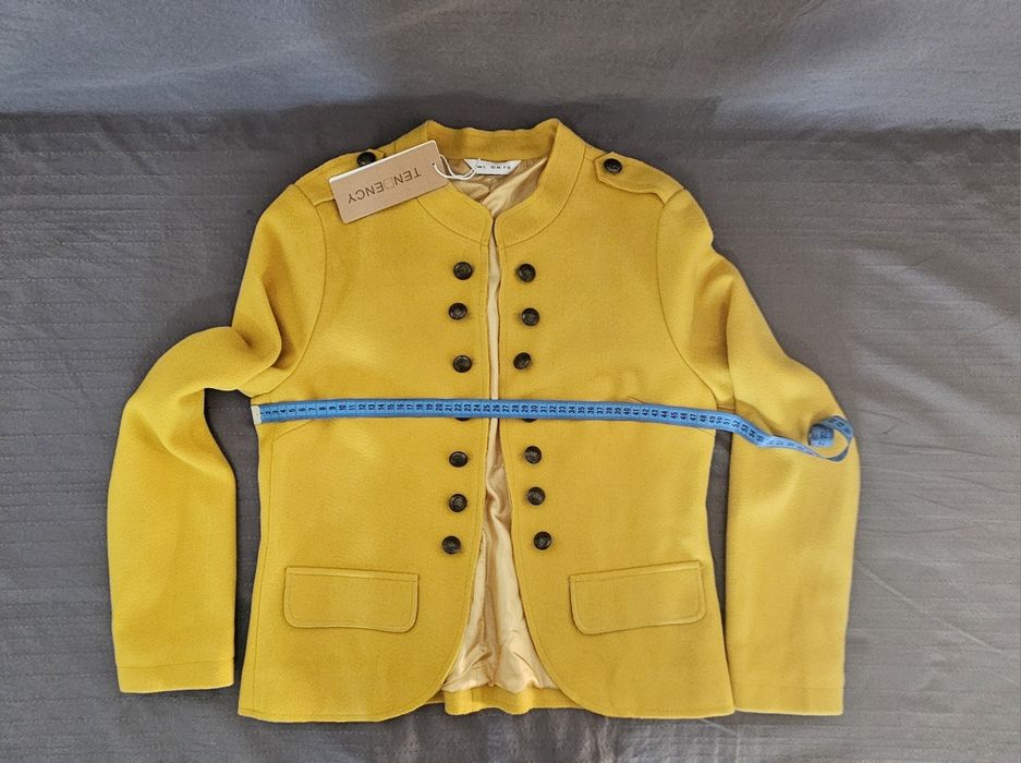 Sacou casual galben, marime 40