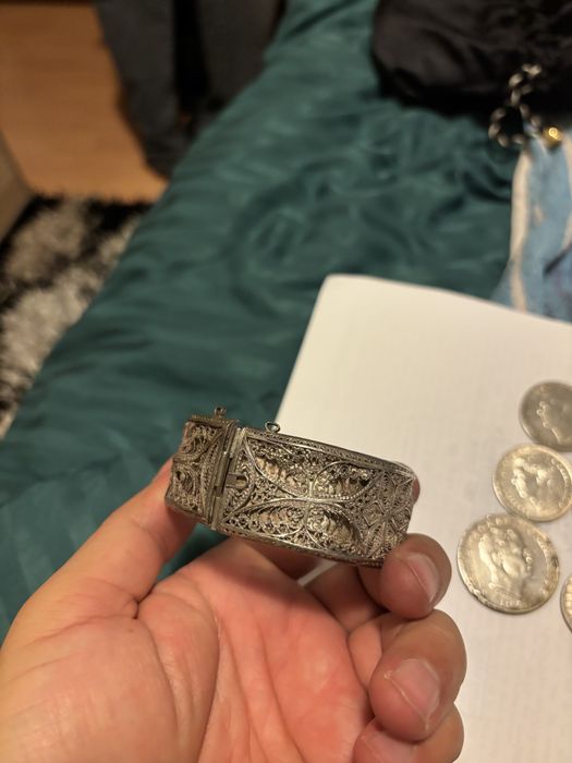 Bratara de argint si barza de argint