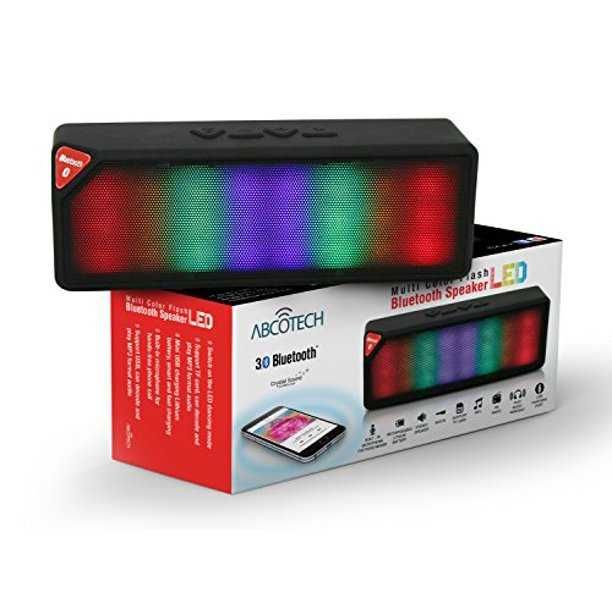 Boxa bluetooth multicolorata ABCOTECH cu FM radio