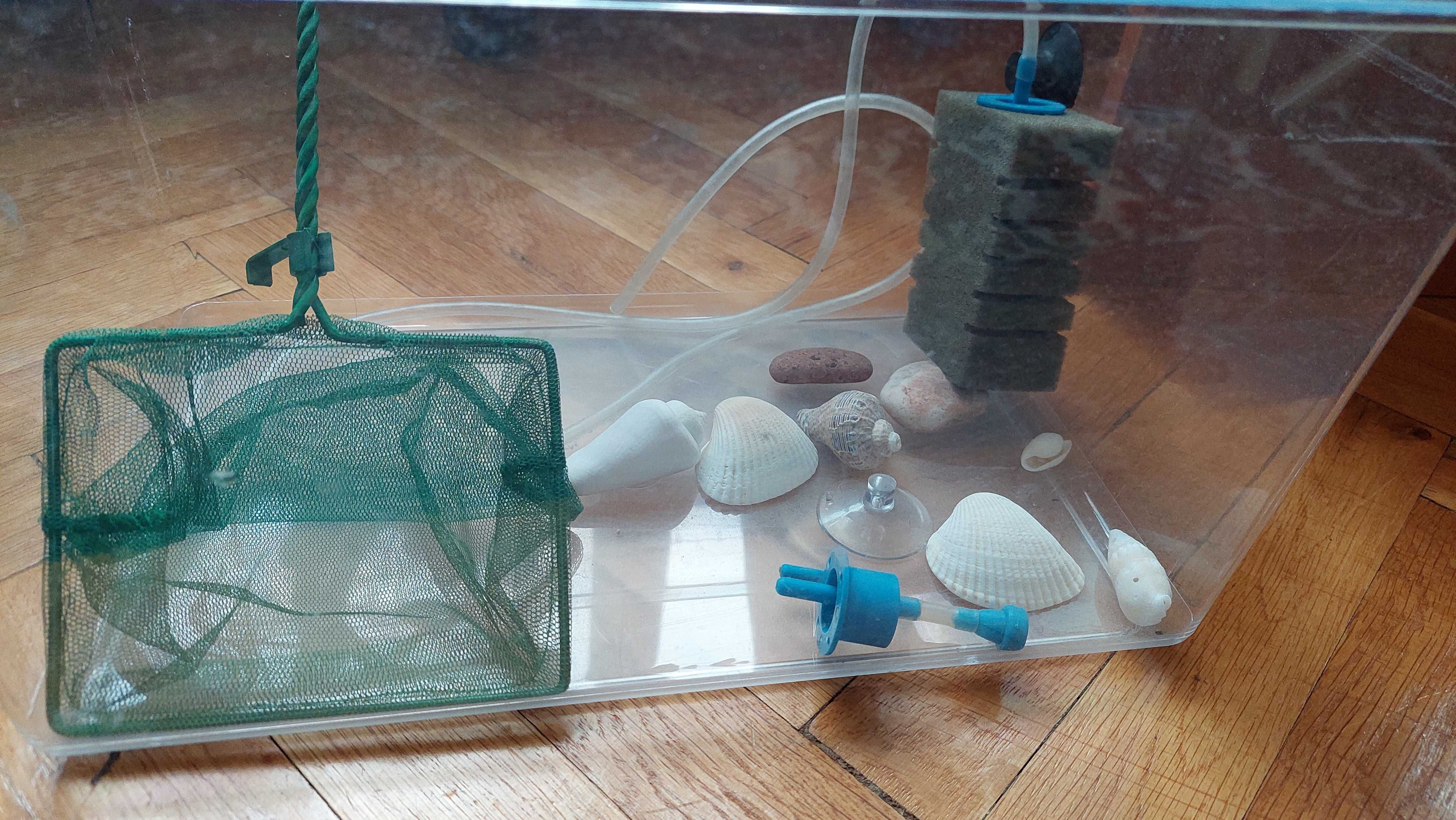 Пластмасов аквариум за риби и животни 23 на 33 см подаръци