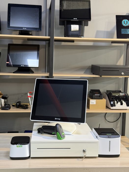 Умаг,моноблок,сканер,принтер чеков ,принтер этикеток .