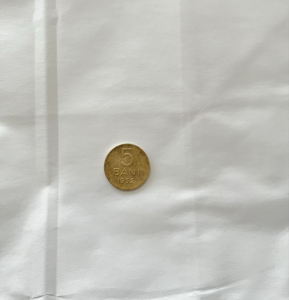 Moneda 5 bani din 1952