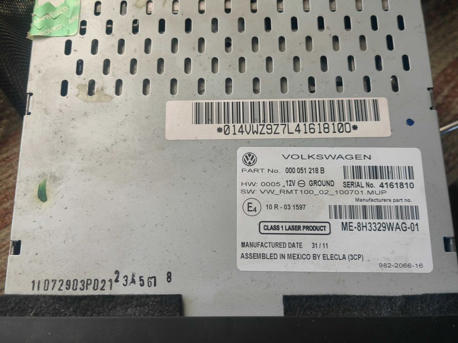 Оригинално CD за vw polo