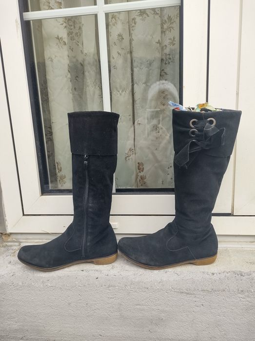 Cizme dama piele intoarsa sau nabuk 36