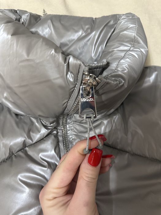 Сиво дебело яке от Bershka