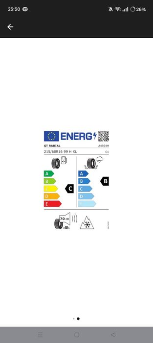 Anvelope noi iarnă GT Radial 16"