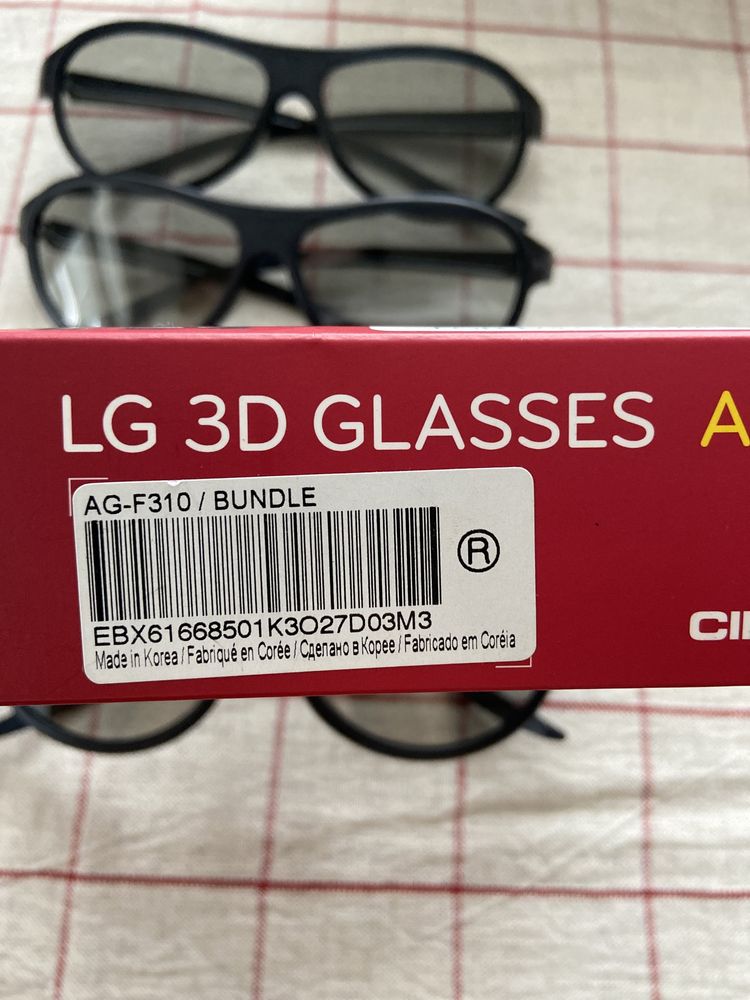 3D синема очки LG, новое