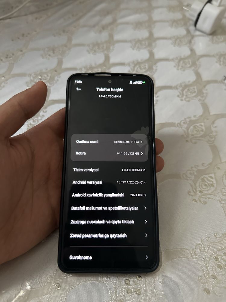 Redmi note 11 pro 8/128GB xotira