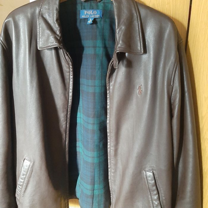 Кожено яке естествена кожа polo ralph lauren