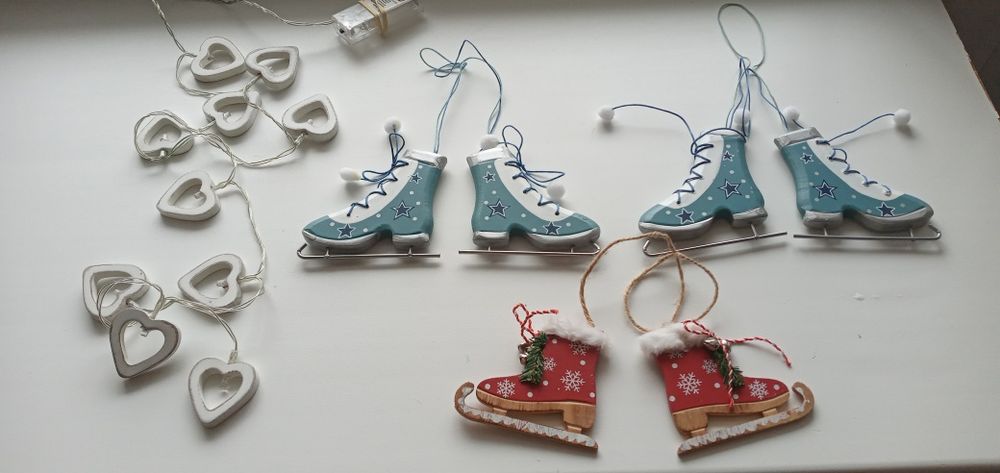 Новогодние деревянные украшения. Производство Германия.