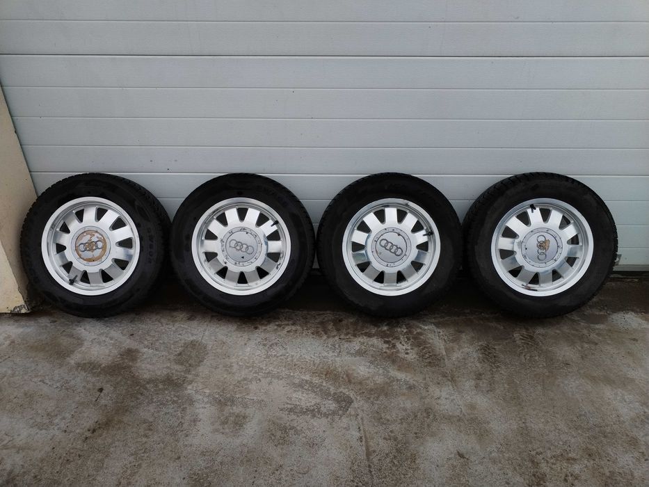 Jante VW - Audi R15 + Anvelope iarna 195/65 R15
