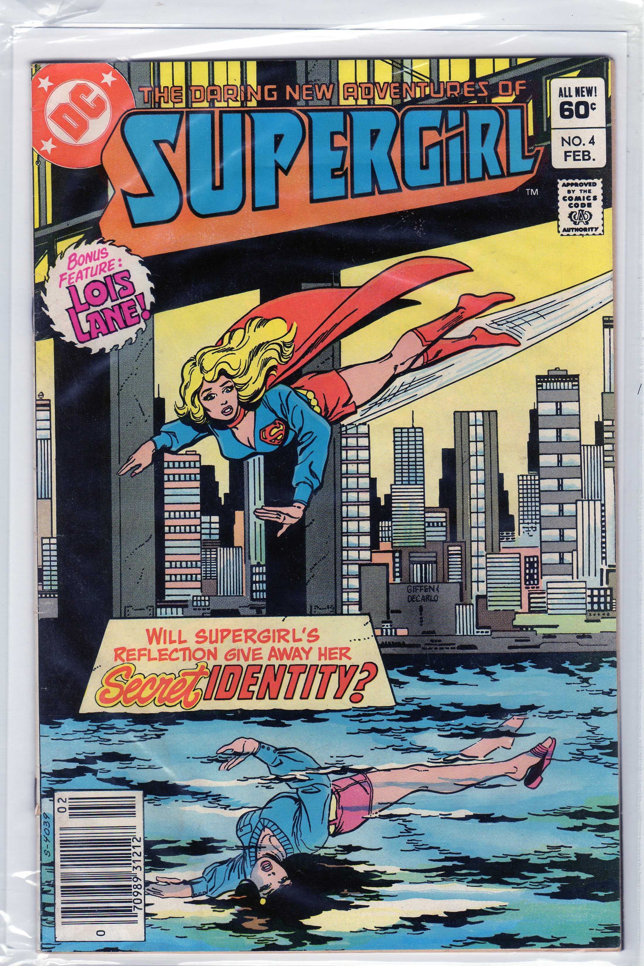 The Daring New Adventures of Supergirl #4 DC Comics 1982 - benzi desen