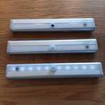 LED осветление за шкафове, на батерии, комплект от 3 броя