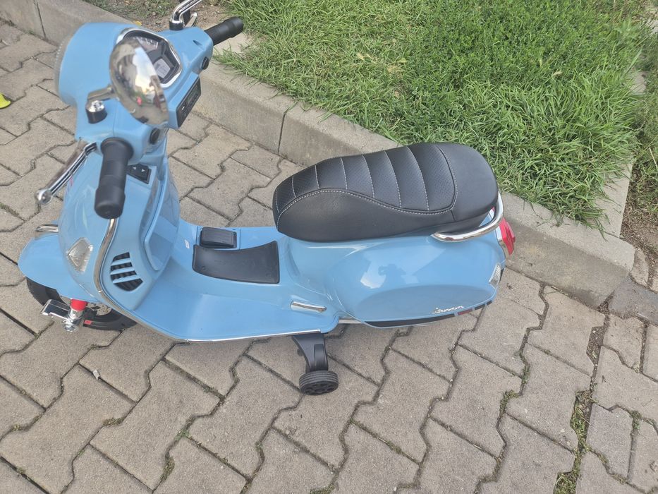 Scuter electric copii albastru