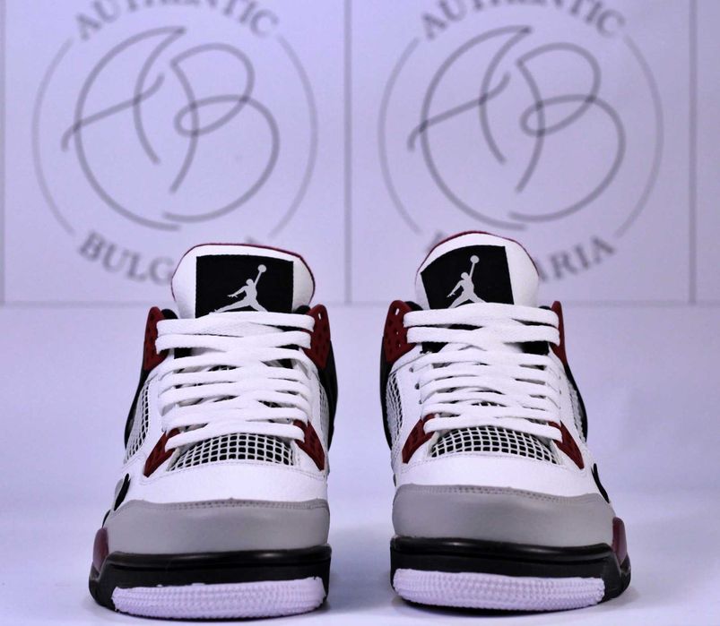 Nike Air Jordan Retro 4 Military Blue Off-White PSG Pure Money Обувки