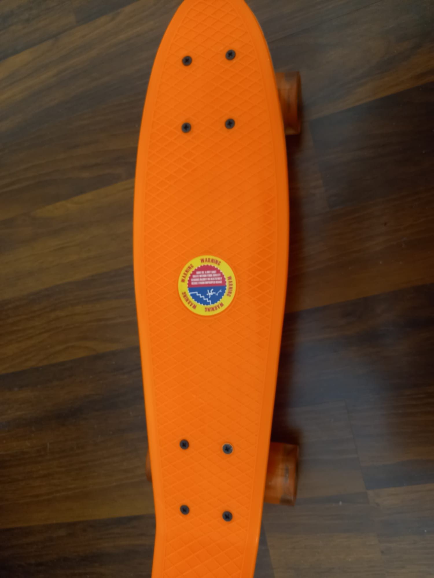 Penny board color din PVC cu roti luminoase, din PU (silicon), NOU!