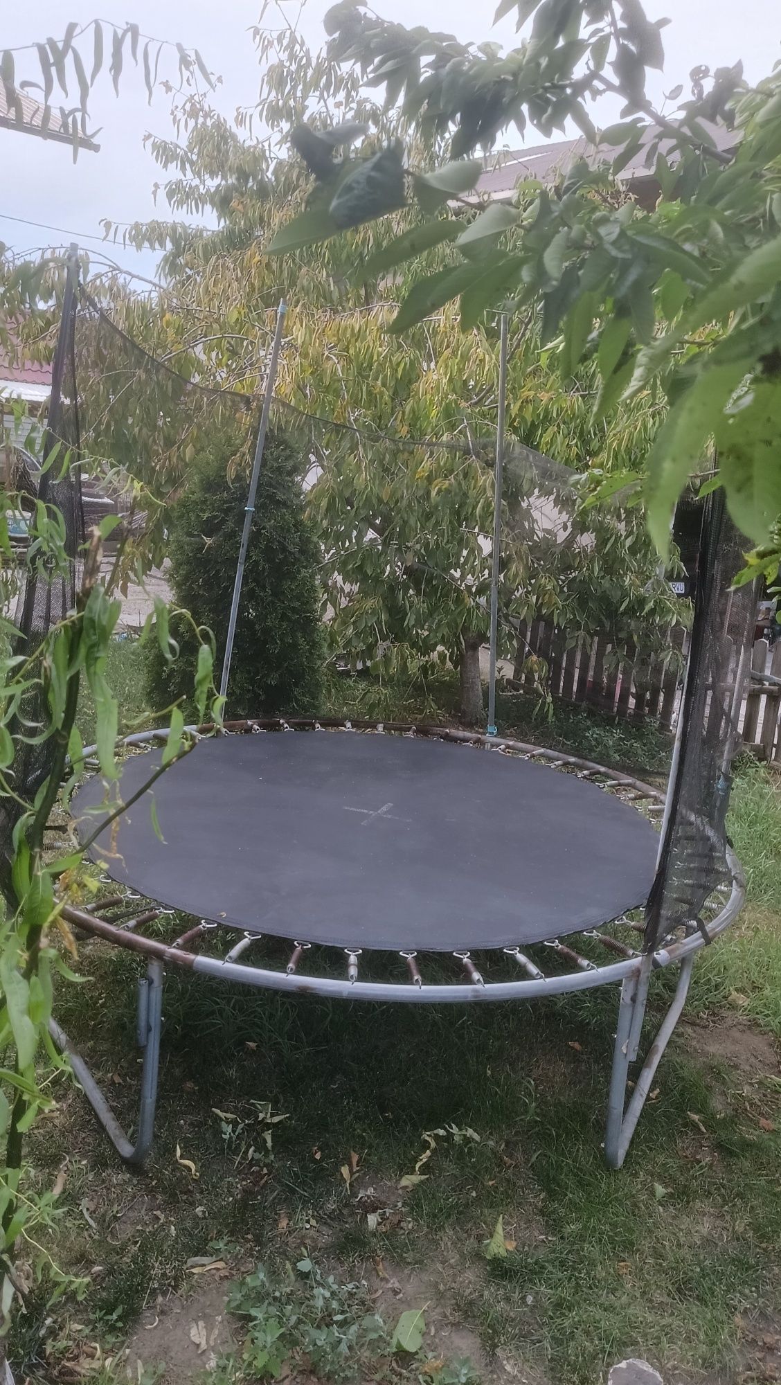 Trambulină 244 cm cu plasă de siguranță