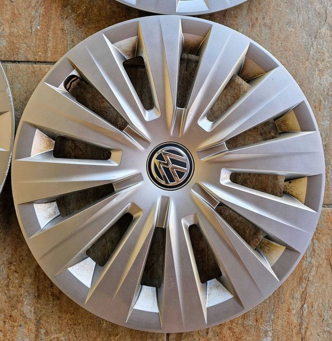 Set capace ornamentale originale VW pentru jante 15 inci