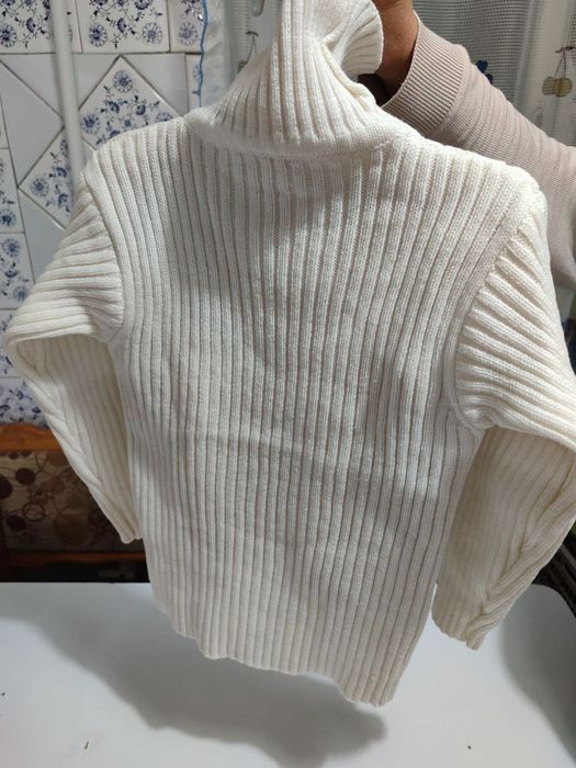 Водолазка белая детская