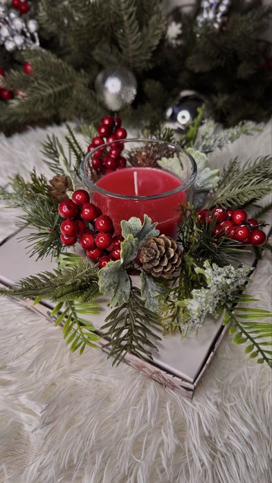 Свечи новогодние подарочные