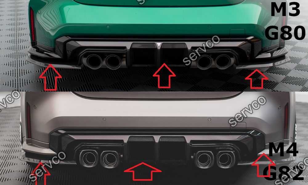 Pachet Set Body kit tuning Bmw M3 G80 Sedan 2021- v2 - Maxton Carbon