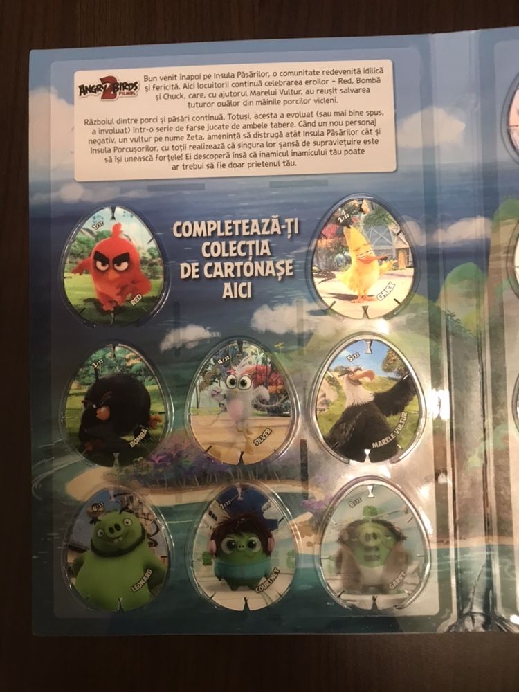 Angry Birds - Album ptr Cartonașe holografice