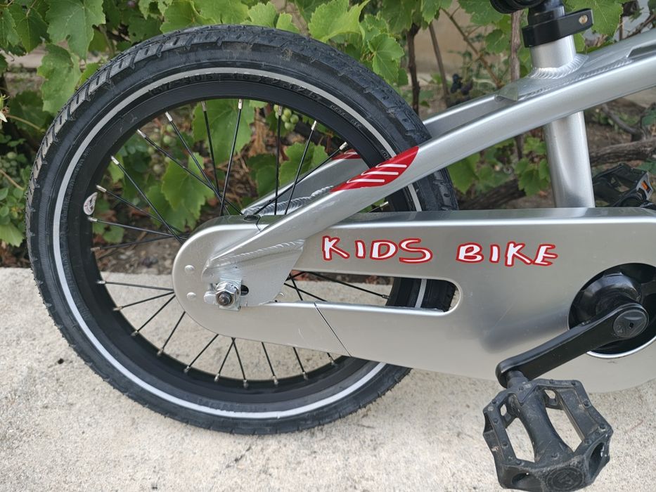 Bicicleta copii Mercedes Benz, 16 zoll, aluminiu, alb, 3 ani+