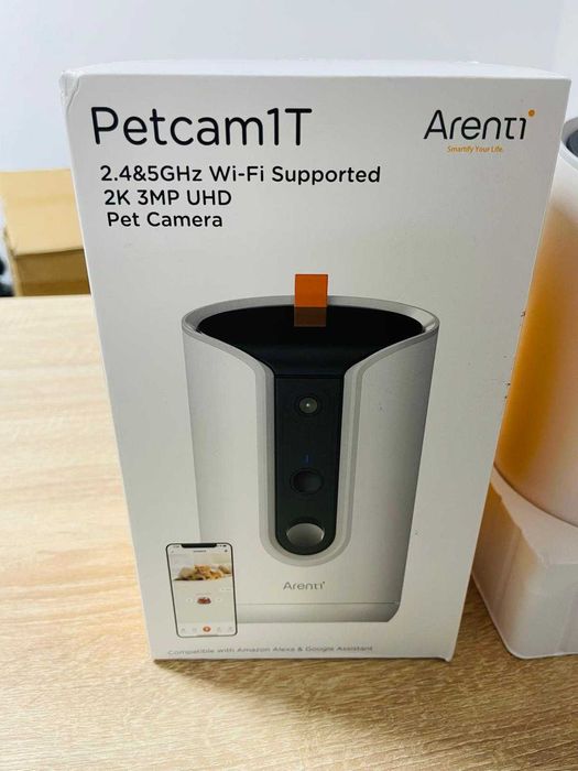 Camera de supraveghere Arenti Petcam, WiFi 5G, 3MP, 2K, 134x134x240mm