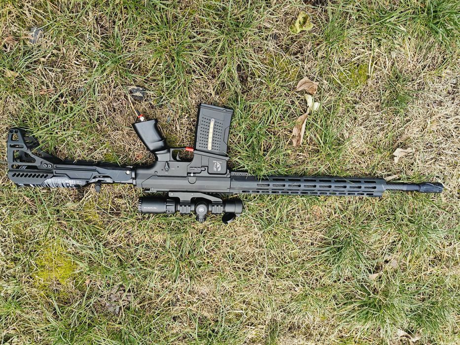 dmr hpa Full Mancraft Airsoft Replica SR25 Vector Optics High Quality