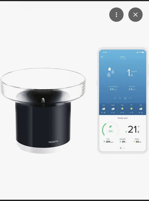 Senzor inteligent ploaie Netatmo