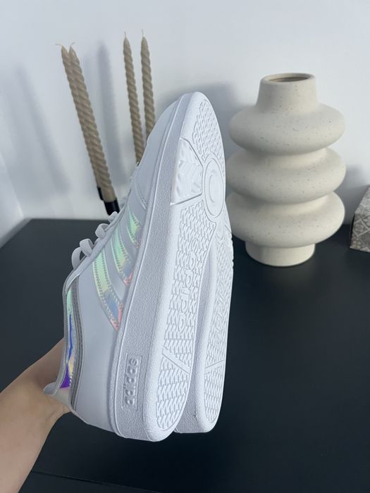 Sneakers Adidas Hoops 4.0 alb