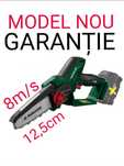 Parkside mini drujba electrica pe baterie 20V 2A 4A 8A ferastrau lant