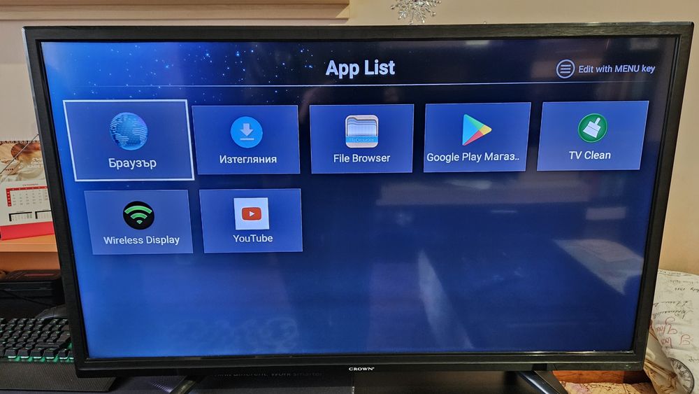 Led Smart tv с Android Crown 40"