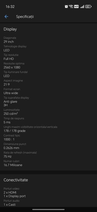 Monitor Gaming LED IPS LG 29", Ultrawide, WFHD, FreeSync, HDR10, HDMI,