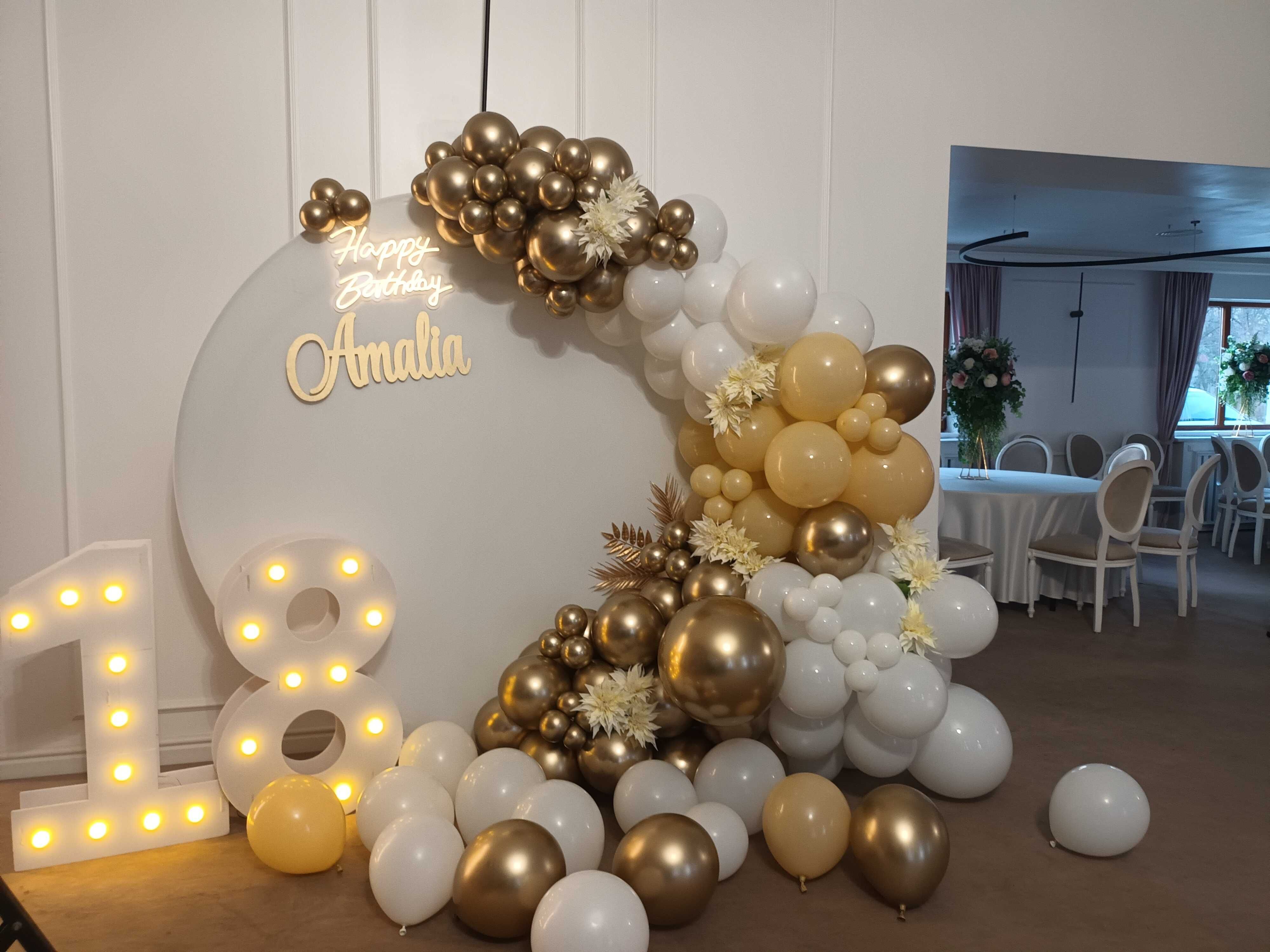 Aranjamente baloane aniversare, botez, majorat, gender reveal party