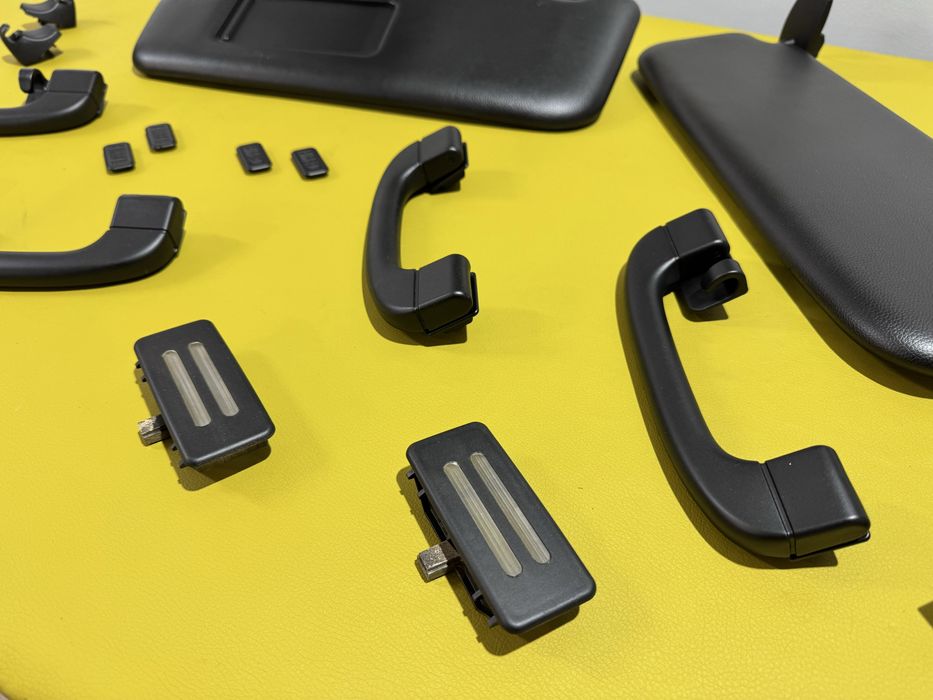 Таван, колонки и прилежащи пластмаси в алкантара е60