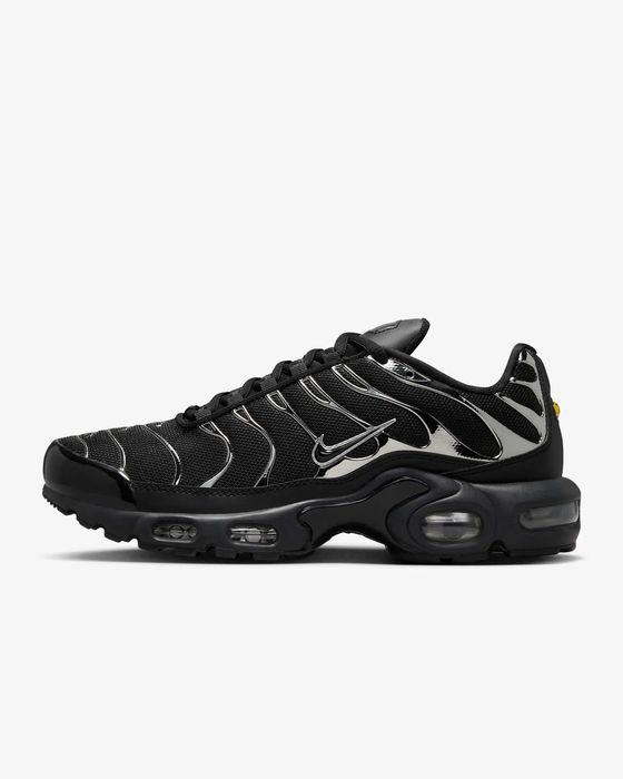 ПРОМО! Nike Air Vapormax TN Black & Metallic Silver