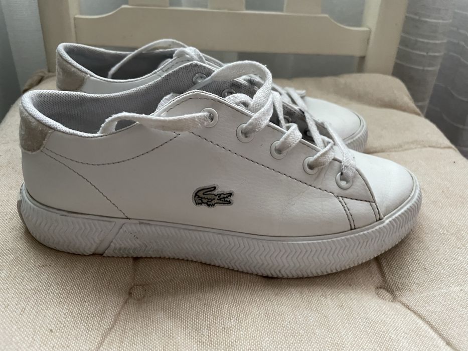 Детски кожени кецове Lacoste