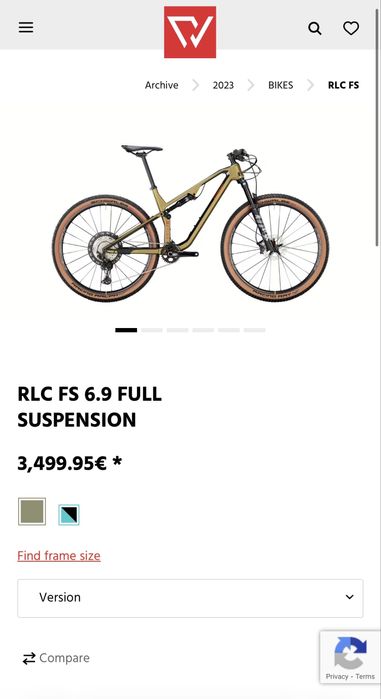 Conway rlc fs6.9 карано е много малко има гаранция(trek santa cruz yt)