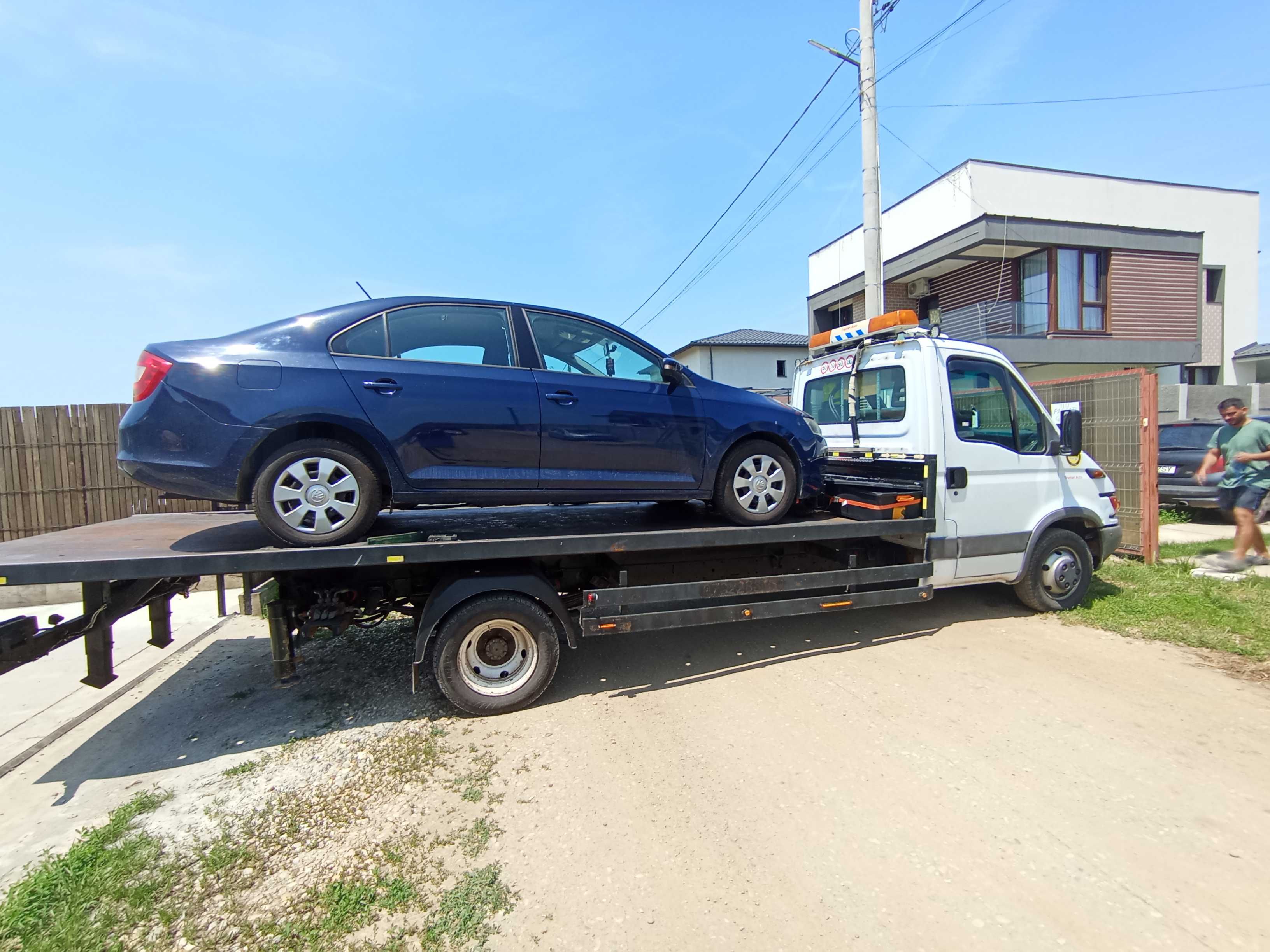 Tractari auto platforma auto ieftina Bucuresti Autostrada Accidente