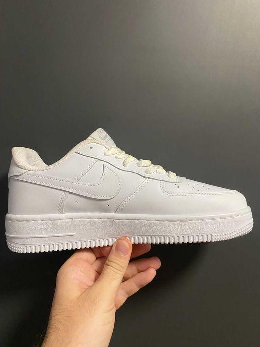 air force 1 adidasi full albi - verificare colet - toate marimile