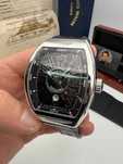 franck muller vanguard silver black