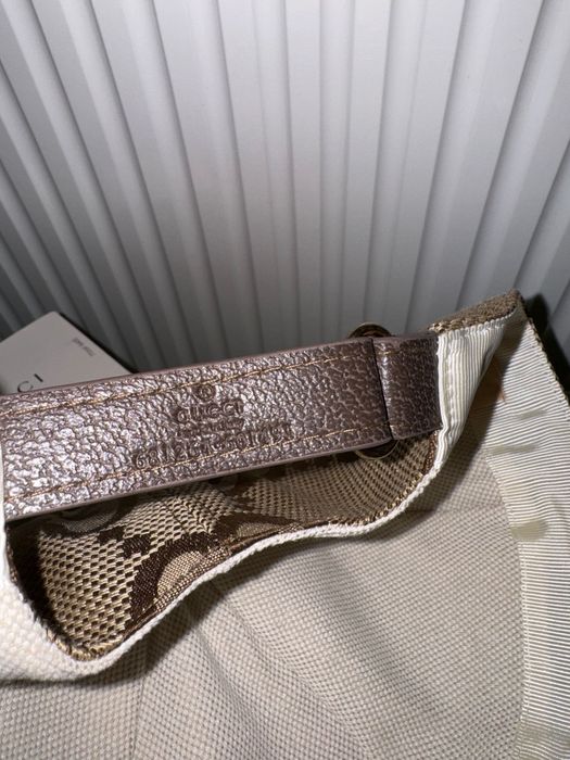 Sapca originala Gucci bej GG canvas noua cu factura