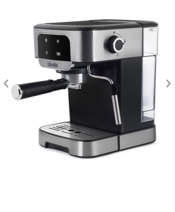 Espressor PRACTICO, 1200W, 1.8L, 20 bari, afișaj tactil, spumare