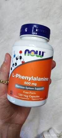 L-phenylalanin. L-фенилаланин. 500мг 120 капсул. В Наличии. Оригин