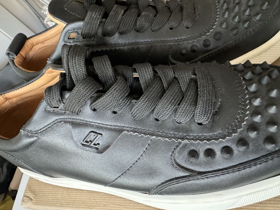 Christian Louboutin Happyrui Spikes Sneakers piele naturala 42