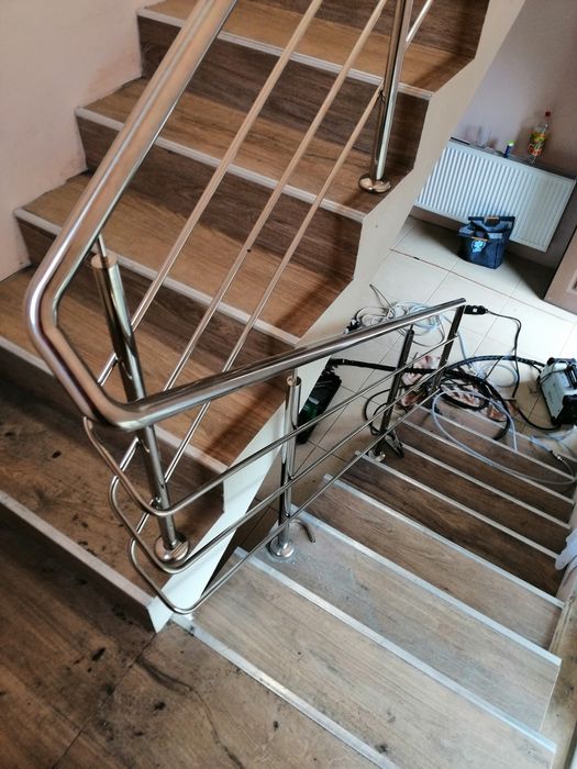 Balustrade inox și fier forjat