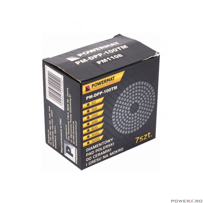 Set 7 discuri diamantate pentru slefuit Powermat